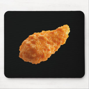 Knapperige Kippen Tender Grappig Eten Nuggets Lief Muismat