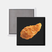 Knapperige Kippen Tender Grappig Voedsel Nuggets L Magneet (Voorkant / Achterkant)