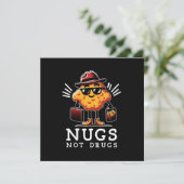 Knapperige Nugs Niet Drugs Kaart (Staand voorkant)