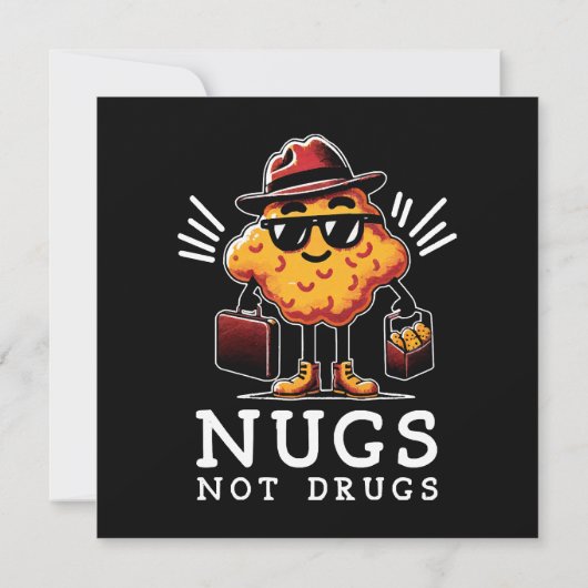 Knapperige Nugs Niet Drugs Kaart (Achterkant)