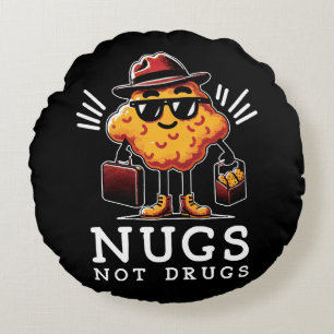 Knapperige Nugs Niet Drugs Rond Kussen
