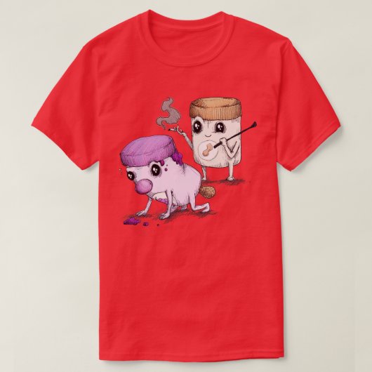 Knapperige pindakaas t-shirt (Design voorkant)