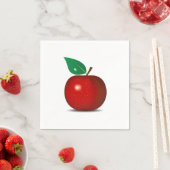 Knapperige Rode Appel Papieren Servetten (Insitu)