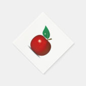 Knapperige Rode Appel Papieren Servetten (Hoek)