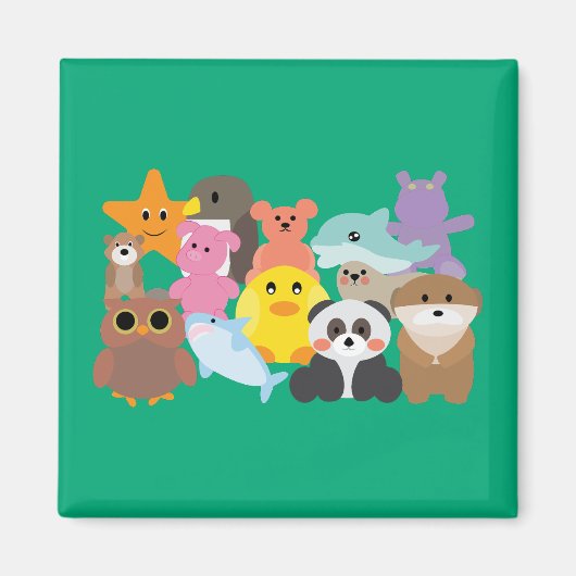 Knapperige speelgoed  magneet (Voorkant)