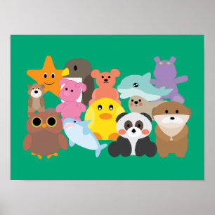 Knapperige Speelgoed  Poster