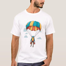 Knapzak Parachute Mannen T-shirt