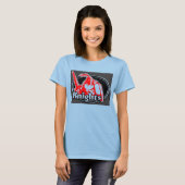 Knays ladys ringer t-shirt (Voorkant volledig)