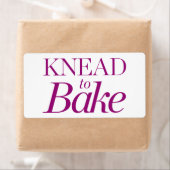 Knead naar Bake Etiket (Insitu)