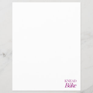 Knead naar Bake Flyer