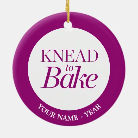 Knead naar Bake Keramisch Ornament (Achterkant)