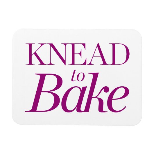 Knead naar Bake Magneet (Horizontaal)