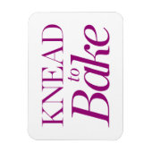 Knead naar Bake Magneet (Verticaal)