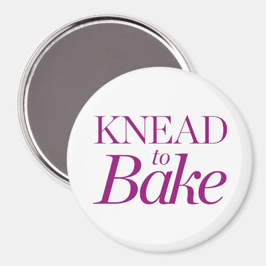 Knead naar Bake Magneet (Voorkant / Achterkant)