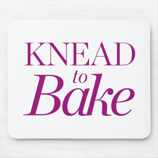 Knead naar Bake Muismat (Voorkant)