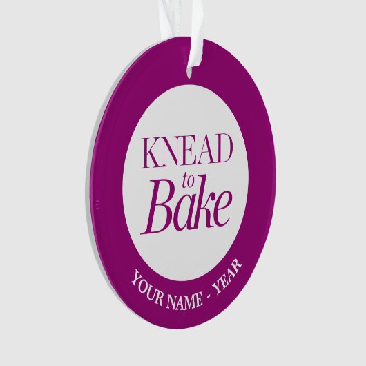 Knead naar Bake Ornament (voorkant)