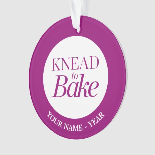Knead naar Bake Ornament (voorkant)