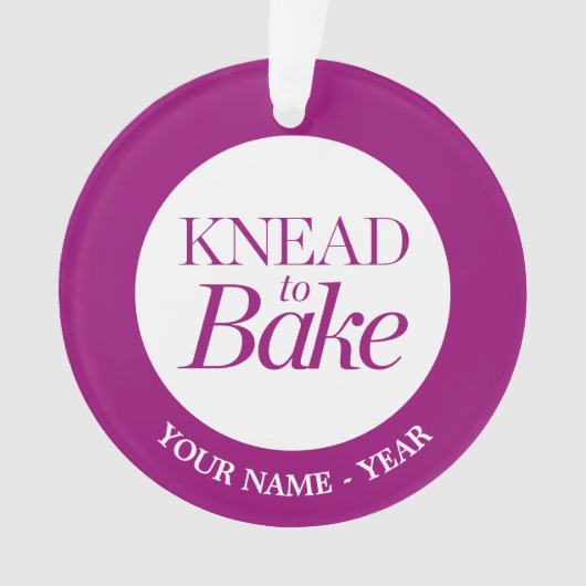 Knead naar Bake Ornament (voorkant)