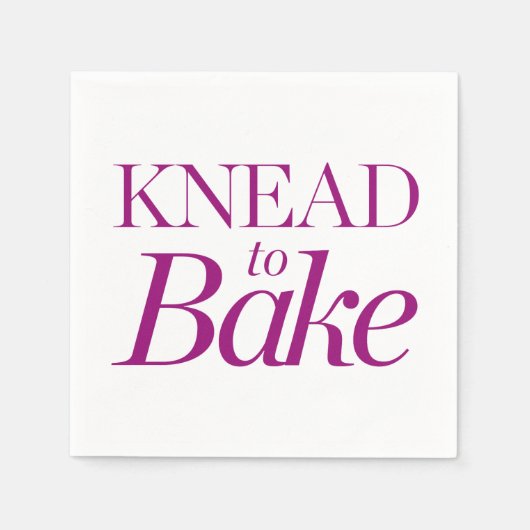 Knead naar Bake Servet (Voorkant)