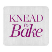 Knead naar Bake Snijplank (Voorkant)
