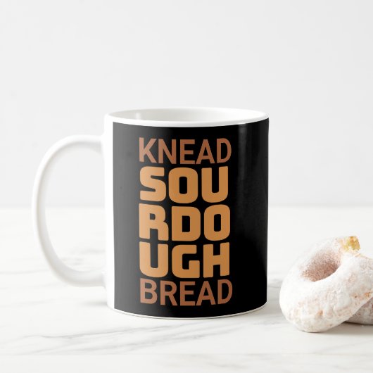 Knead Sourdough Bread Baker Broodjesmaker Koffiemok (Met donut)