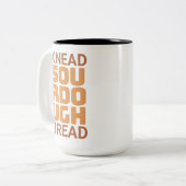 Knead Sourdough Bread Baker Broodjesmaker Tweekleurige Koffiemok (Voorkant links)