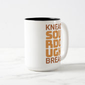 Knead Sourdough Bread Baker Broodjesmaker Tweekleurige Koffiemok (Voorkant rechts)