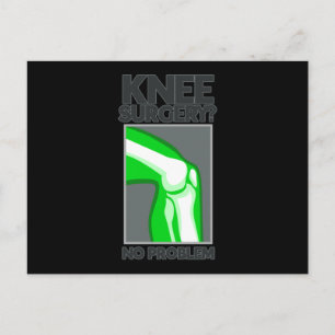 Knee Chirurgie Geen probleem Briefkaart