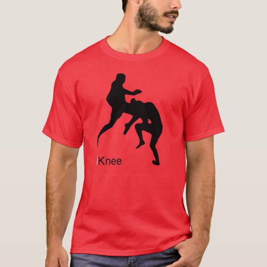 Knee - Flying Knee MMA/Muay Thai T-shirt (Voorkant)