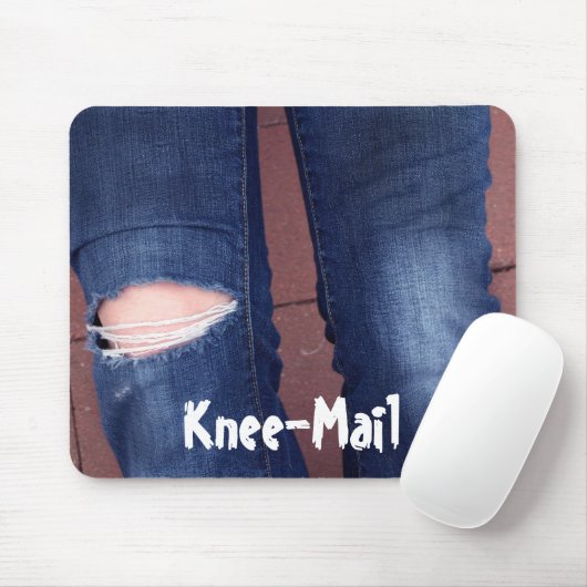 Knee-Mail mousepad Muismat (Met muis)