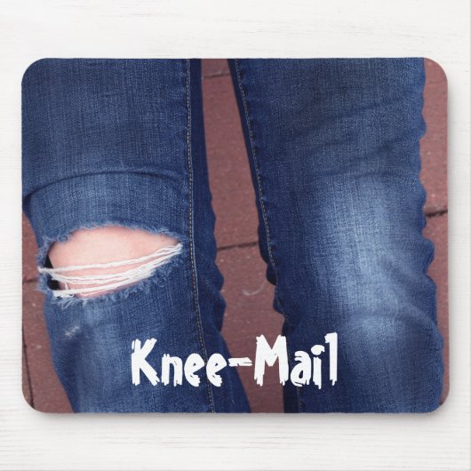 Knee-Mail mousepad Muismat (Voorkant)