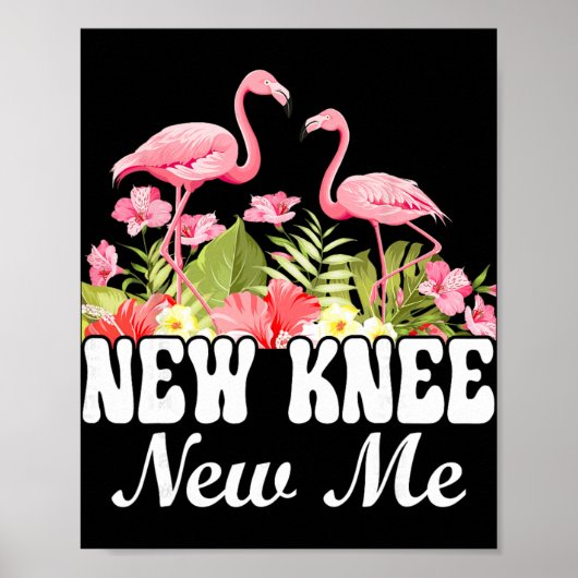 Knee Replacement And Knee Surgery Recovery New Kne Poster (Voorkant)