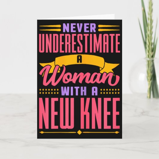 Knee Replacement For Women New Knee Surgery Recove Kaart (Voorkant)