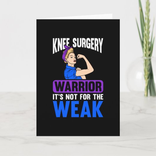 Knee Replacement It's Not For The Weak Kaart (Voorkant)