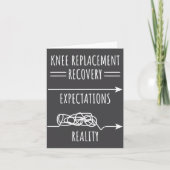 Knee Replacement Recovery Expectations Reality Sur Kaart (Voorkant)