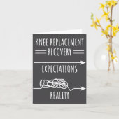 Knee Replacement Recovery Expectations Reality Sur Kaart (Gele Bloem)