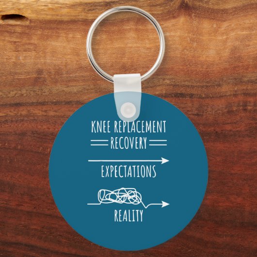Knee Replacement Recovery Expectations Reality Sur Sleutelhanger (Voorkant)