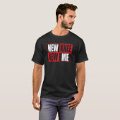 Knee Replacement Recovery New Knee New Me 3 T-shirt (Voorkant volledig)
