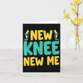 Knee Replacement Recovery New Knee New Me After Su Kaart (Gele Bloem)