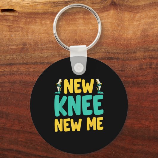 Knee Replacement Recovery New Knee New Me After Su Sleutelhanger (Voorkant)