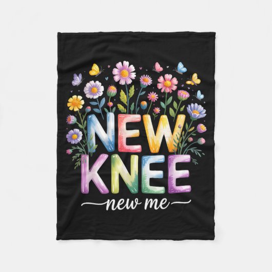 Knee Replacement Recovery Surgery Funny New Knee N Fleece Deken (Voorkant)