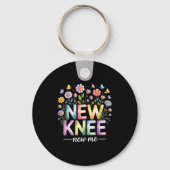 Knee Replacement Recovery Surgery Funny New Knee N Sleutelhanger (Voorkant)
