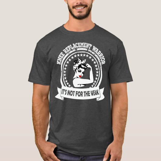 Knee Replacement Warrior gift New Knee Joint T-shirt (Voorkant)