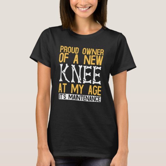 Knee Surgery Hospital Patient T-shirt (Voorkant)