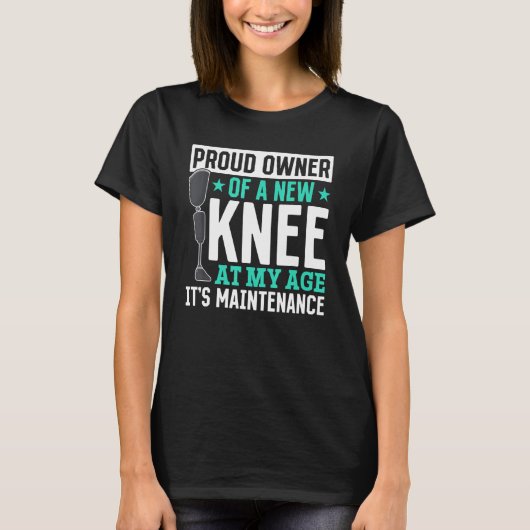 Knee Surgery   Hospital Patient T-shirt (Voorkant)