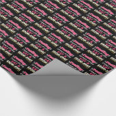 Knee Surgery Positivity Pun - Cute Brownie Cadeaupapier (Hoek)