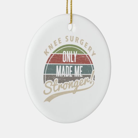 Knee Surgery Sterger Keramisch Ornament (Rechts)
