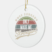 Knee Surgery Sterger Keramisch Ornament (Links)