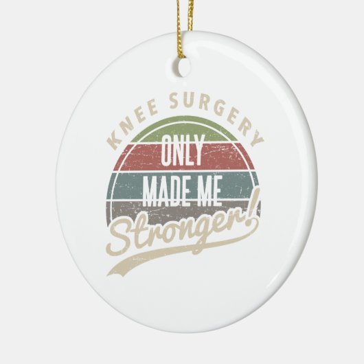 Knee Surgery Sterger Keramisch Ornament (Links)