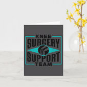 Knee Surgery Suprt Team Patient Knees Recovery Ope Kaart (Gele Bloem)